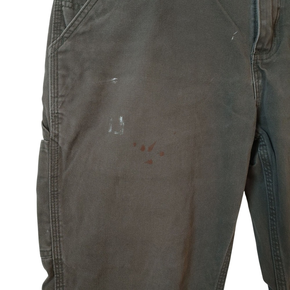 Carhartt Men's Pants B324 DFE Relaxed Fit‎ 32x31 Brown Workwear Paint Thrashed - Picture 13 of 14